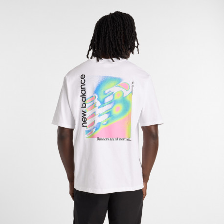 Classic tri-logo heat map t-shirt - White