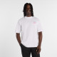 NEW BALANCE, Classic tri-logo heat map t-shirt, White