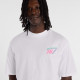 NEW BALANCE, Classic tri-logo heat map t-shirt, White