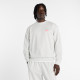 NEW BALANCE, Classic tri-logo french terry crew, Ash heather