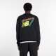 NEW BALANCE, Classic tri-logo french terry crew, Black