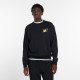 NEW BALANCE, Classic tri-logo french terry crew, Black