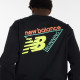 NEW BALANCE, Classic tri-logo french terry crew, Black