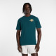 NEW BALANCE, Boston city run t-shirt, Medusa green