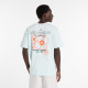 NEW BALANCE, La city run t-shirt, Glint blue