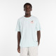 NEW BALANCE, La city run t-shirt, Glint blue