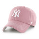 47 BRAND, Mlb new york yankees contrast stitch 47 clean up, Mauve