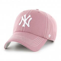 47 BRAND, Mlb new york yankees contrast stitch 47 clean up, Mauve