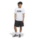 ADIDAS, Skt wtr short, Black/white/red