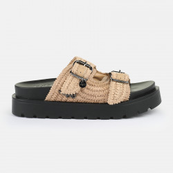 BUFFALO, Raya ari bo, Cream/black