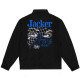 JACKER, Mighty blue coach jacket, Black
