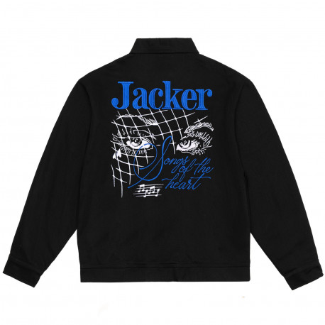 Mighty blue coach jacket - Black