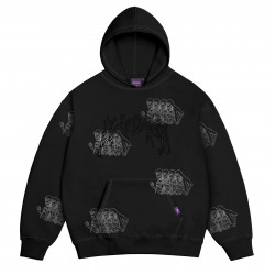 JACKER, Skeleton garment dyed, Black