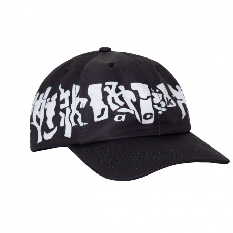 Miror maze nylon baseball cap - Black