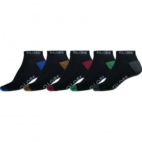 Ingles ankle sock 5 pack - Black/assorted