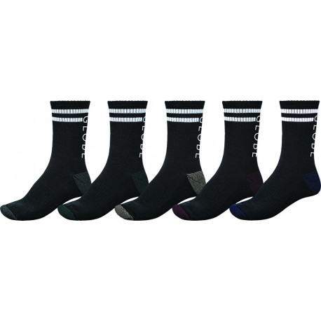 Carter crew sock 5 pack - Black/assorted