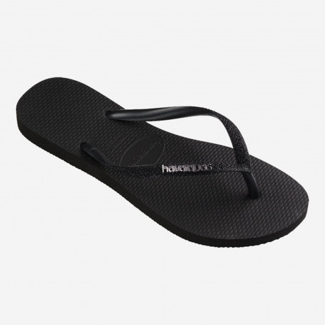 Slim glitter ii - Black/black