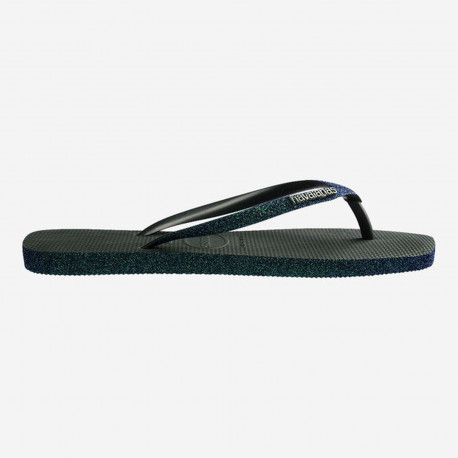 Slim square sparkle - Olive green