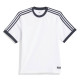ADIDAS, Fsbs ringer tee, White / aurora ink