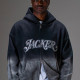 JACKER, Curve logo gradient washed, Black