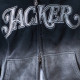 JACKER, Curve logo gradient washed, Black