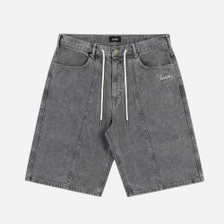 JACKER, Classic 3 stripes baggy short, Grey