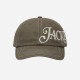 JACKER, Logo side cap, Brown