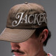 JACKER, Logo side cap, Brown