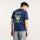NEW BALANCE, Grab a bite tokyo t-shirt, Nb navy
