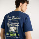 NEW BALANCE, Grab a bite tokyo t-shirt, Nb navy