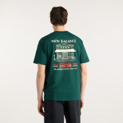 NEW BALANCE, Grab a bite boston t-shirt, Nordic green