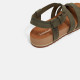 TIMBERLAND, Malibu waves backstrap sandal, Dark green nubuck