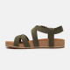 TIMBERLAND, Malibu waves backstrap sandal, Dark green nubuck