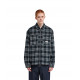 ELEMENT, Fuzzckszipsht, Brushed plaid dark slate