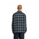 ELEMENT, Fuzzckszipsht, Brushed plaid dark slate