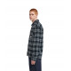 ELEMENT, Fuzzckszipsht, Brushed plaid dark slate