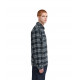 ELEMENT, Fuzzckszipsht, Brushed plaid dark slate