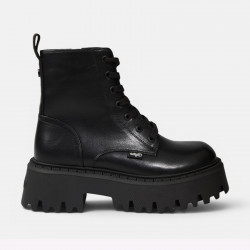BUFFALO, Aspen lace up mid, Vegan nappa