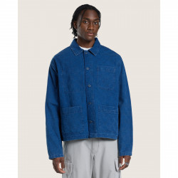 VANS, Indigo checkerboard work shacket, Indigo