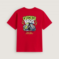 VANS, Checker bros ss tee, Racing red