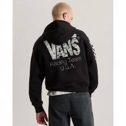 VANS, Vans racing full zip, Black