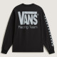 VANS, Vans racing ls tee, Black