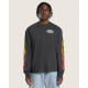 VANS, Burnin up ls tee, Faded black