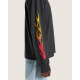 VANS, Burnin up ls tee, Faded black
