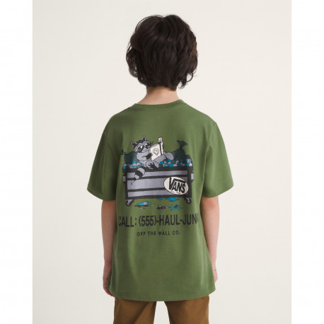 Dumpster raccoon ss tee - Green balsam