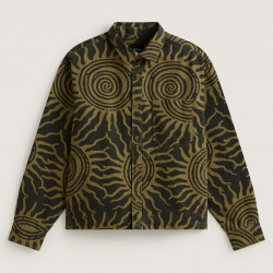 VANS, Martinez cotton overshirt, Faded black