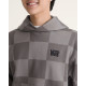 VANS, Tonal check stretch logoullover, Pewter