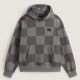 VANS, Tonal check stretch logoullover, Pewter