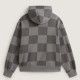 VANS, Tonal check stretch logoullover, Pewter