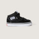 VANS, Half cab decon elastic lace, Suede black/white